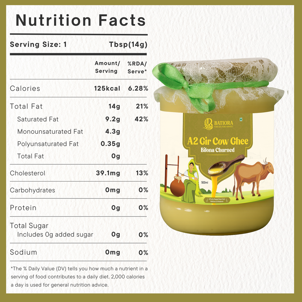 Traditional Bilona - A2 Gir Cow Ghee