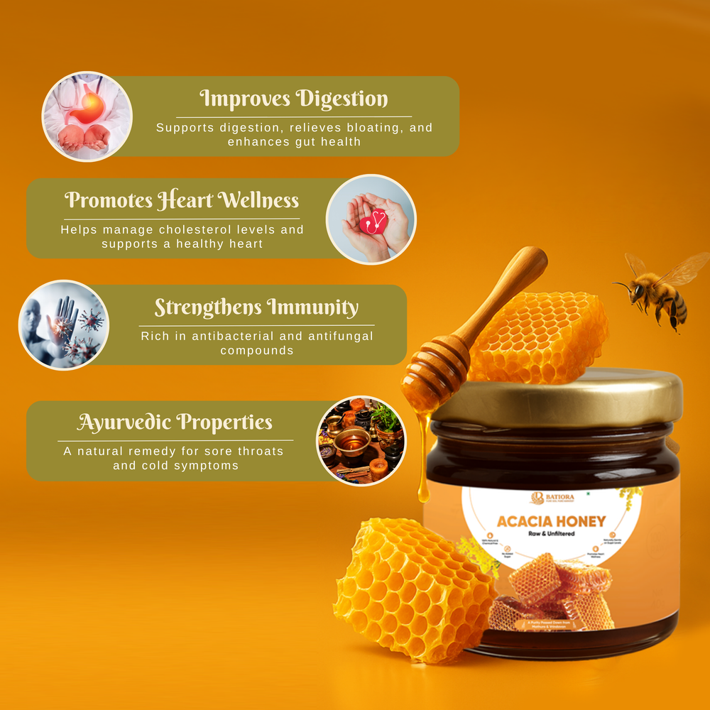 Acacia Honey - Natural and Unprocessed Forest Honey