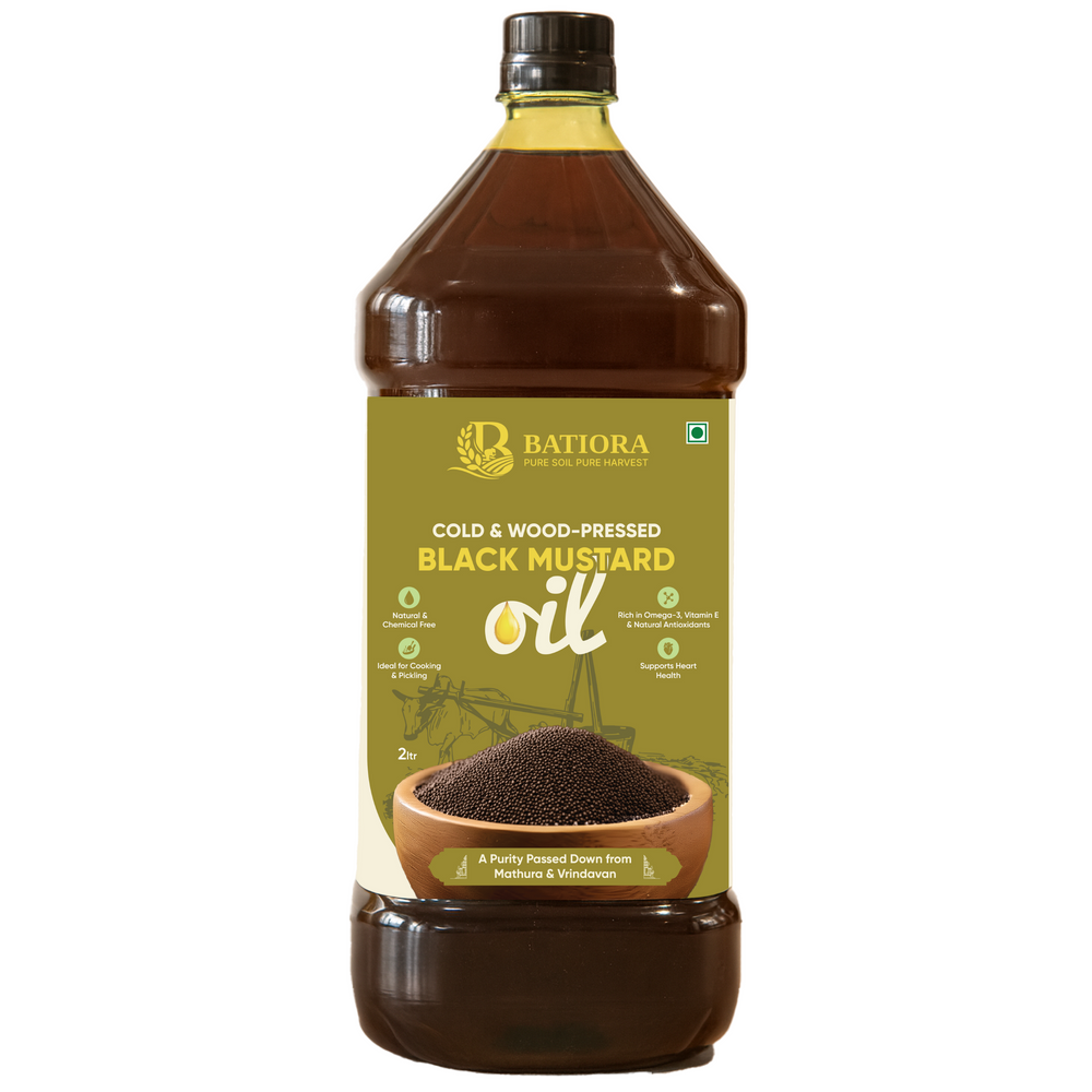 Cold & Wood-Pressed Black Mustard Oil