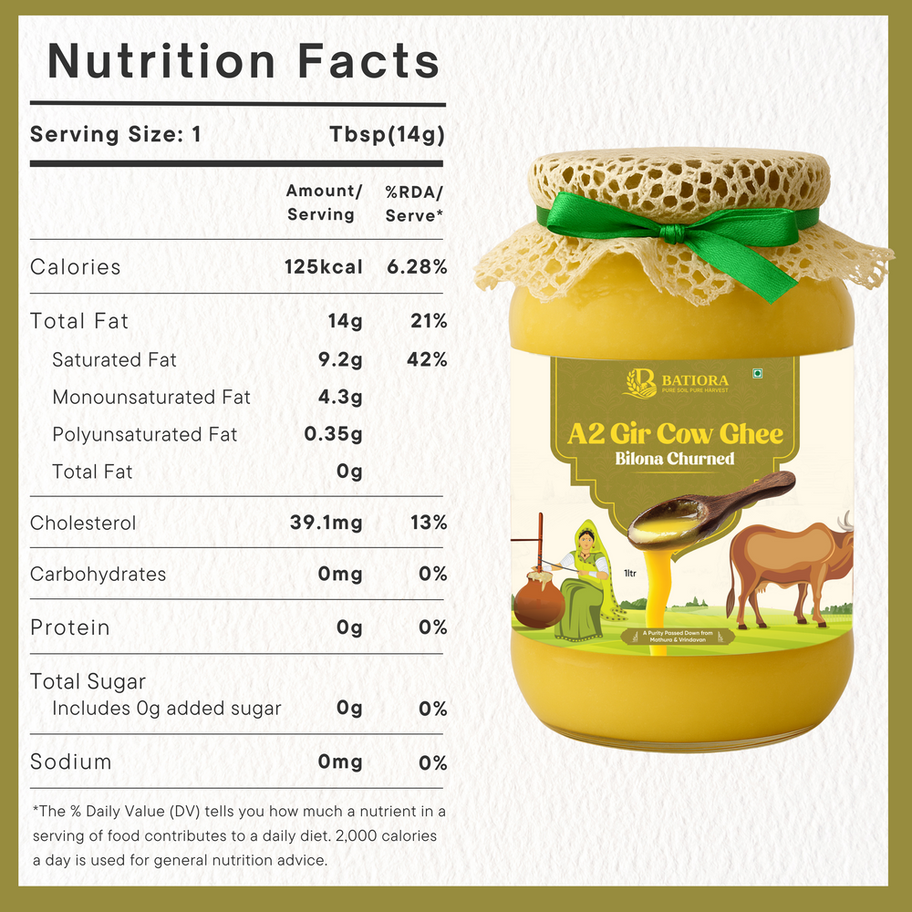 Traditional Bilona - A2 Gir Cow Ghee