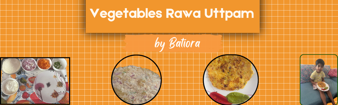 Vegetable Rawa Uttapam