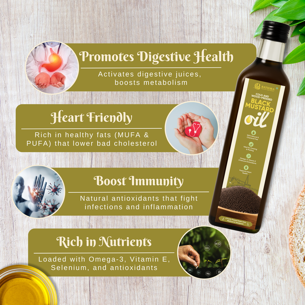 Cold & Wood - Pressed Black Mustard Oil