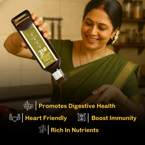 Cold & Wood-Pressed Black Mustard Oil – 500 ml (Plastic Bottle)