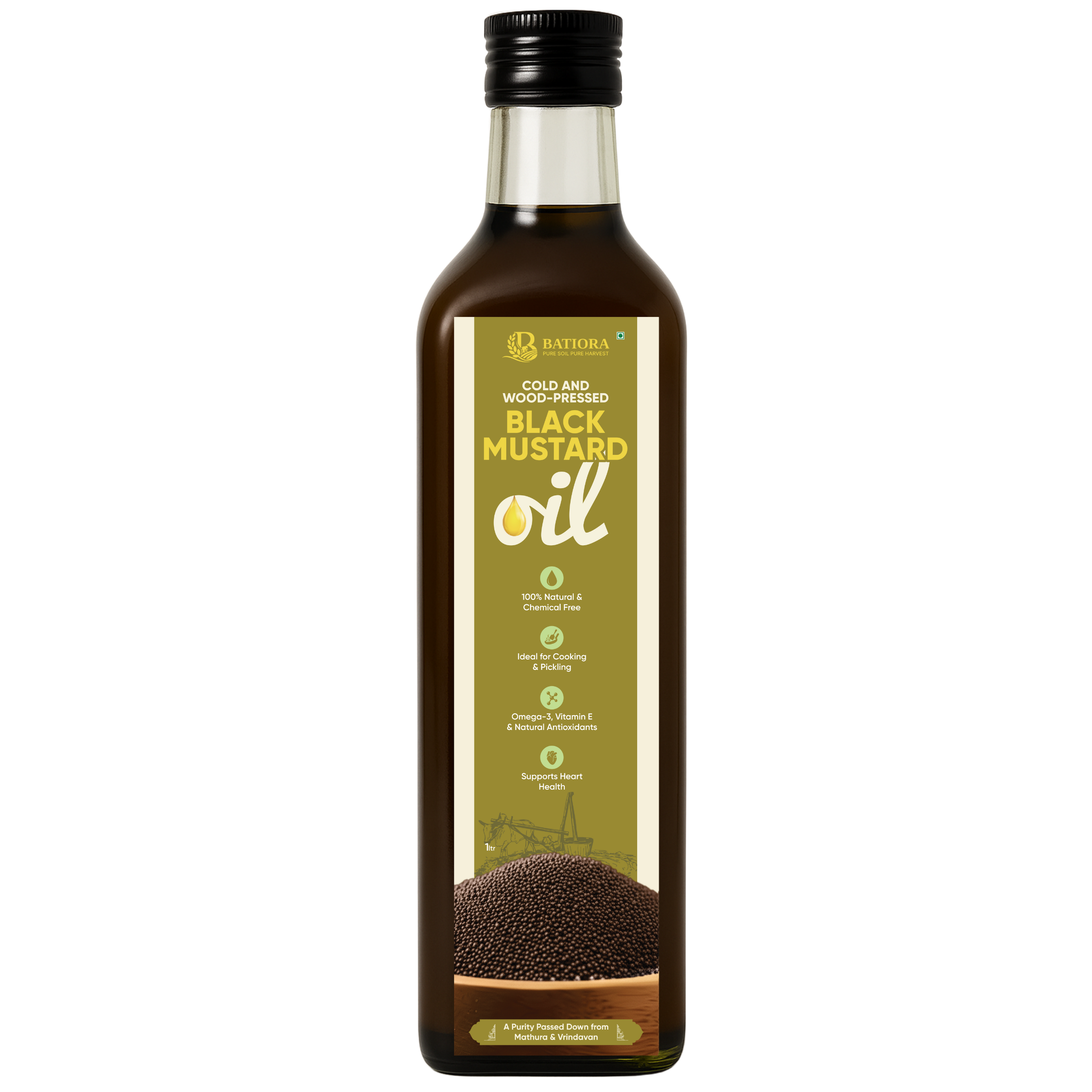 Cold & Wood - Pressed Black Mustard Oil