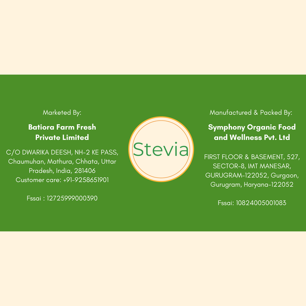 Stevia  -  Natural Sweetener